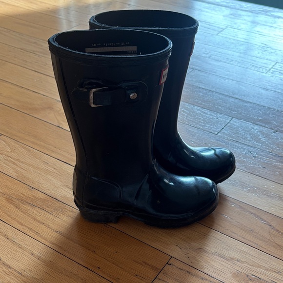 Hunter original kids gloss rain Boots - Picture 2 of 4
